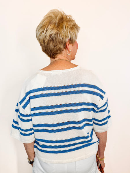 Prado Stripe Sweater Tee