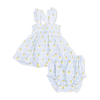 Lovely Lemons Smocked Top & Bloomer