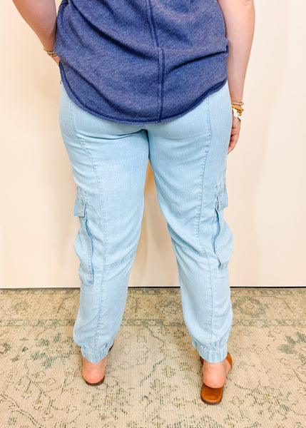 Sandy Light Indigo Pant