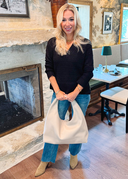 Cameron Crochet Sweater