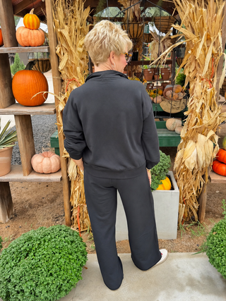 Gate Check Modal Sweatshirt - Black