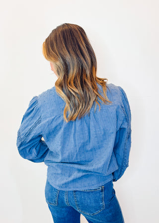 Alberta Vintage Indigo Top