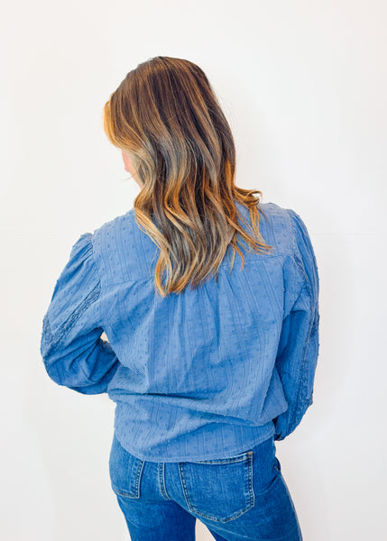 Alberta Vintage Indigo Top