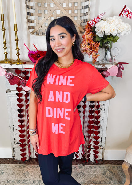 Wine & Dine Me Night Shirt