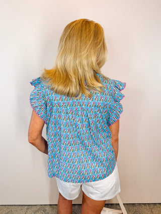 Ivanna Blue Top