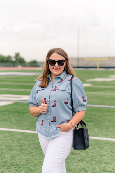 Bailey Top - Maroon