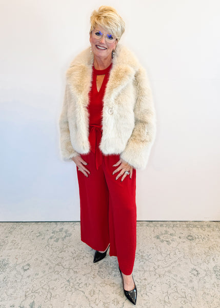 Bowie Jumpsuit in Red