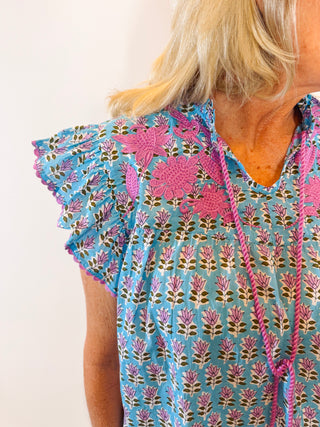 Ivanna Blue Top