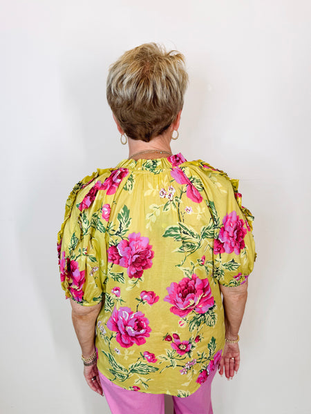 Ruffles and Roses Top