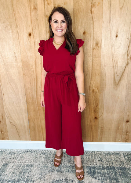 Red amethyst jumpsuit