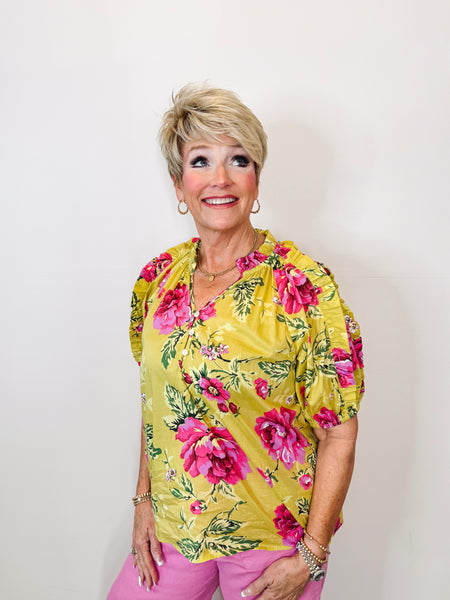 Ruffles and Roses Top