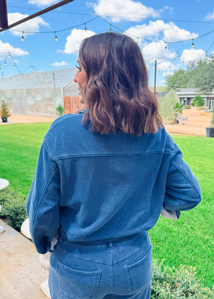Heritage Knit Denim Jacket