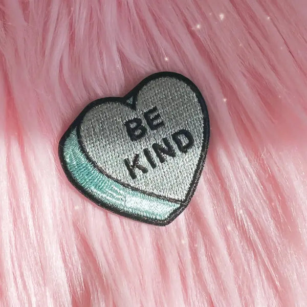 Candy Heart Patch - AQUA