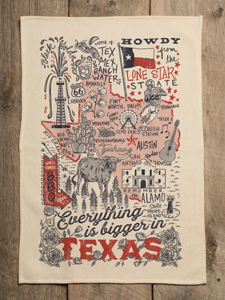 Everything Is Bigger In Texas Kitchen Towel