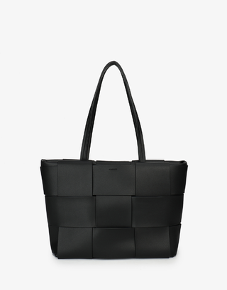 Paya Woven Tote- Black