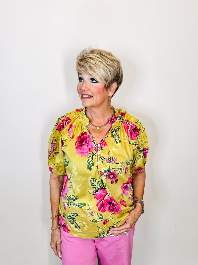 Ruffles and Roses Top