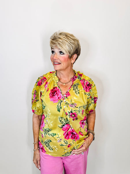 Ruffles and Roses Top