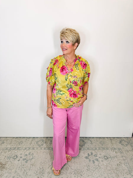 Ruffles and Roses Top