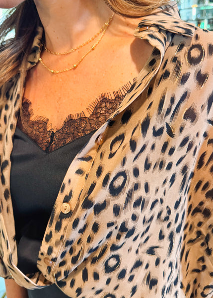 Alice Woven Camisole-Black