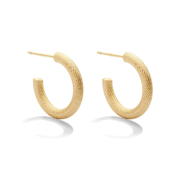 Textured Thick Hoops