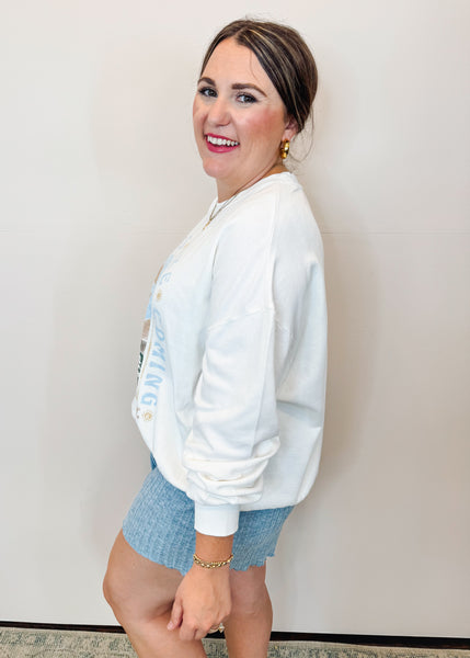 Grounded Sunday Sweatshirt - Sea Salt