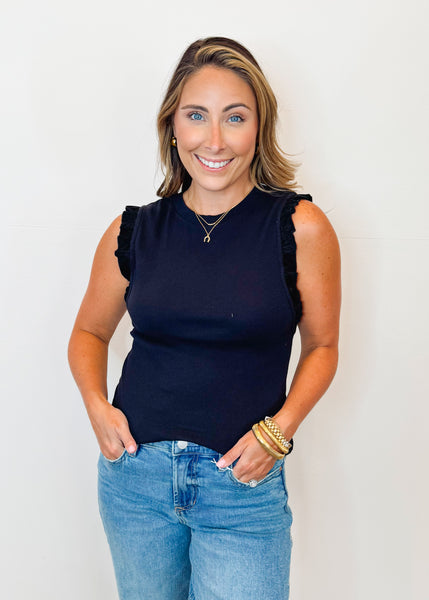 Bridgette Top in Jet Black
