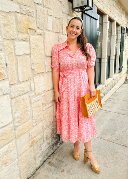 Isabel Dress in Pink Santa Fe