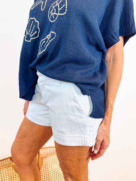 Optic White Hampton Short