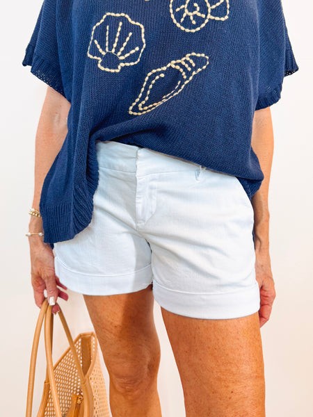 Optic White Hampton Short