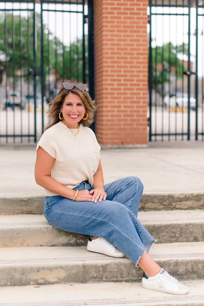 Christie Sweater Top in Oatmeal