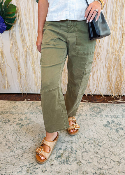 Lasso olive branch pant