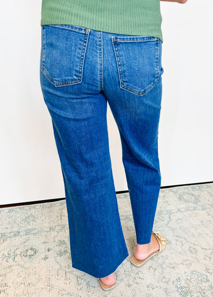 Meg High Rise Fab Ab Wide Leg