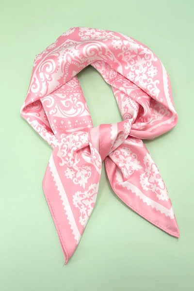 Paisley Pink Scarf