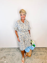 Blue Wildflower Dress