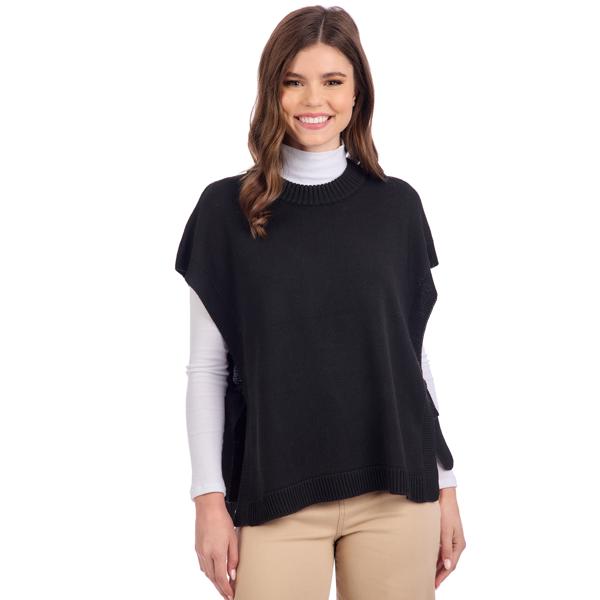 Tye Sweater Vest in Black