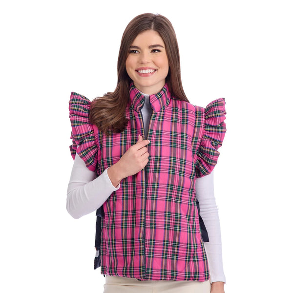 Jefferies Quilted Vest - Pink