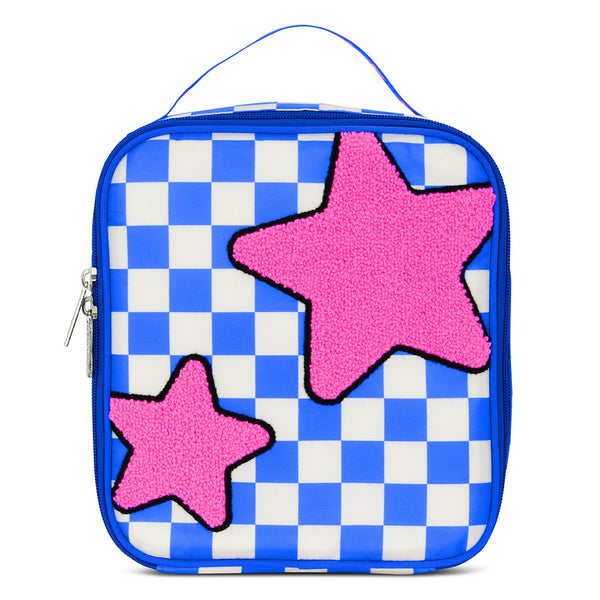 Star Checkered Lunch Tote