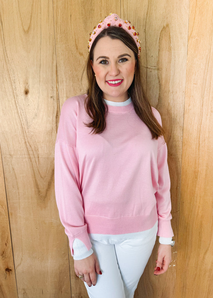 Claire Sweater in Pink