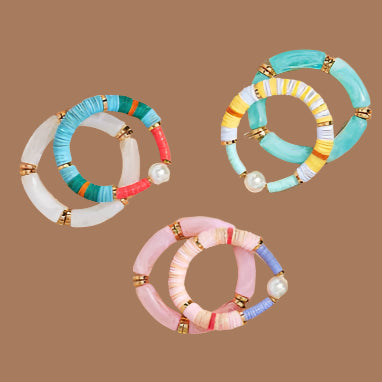 Sequin Bracelet Set (in 3 Color Palettes)