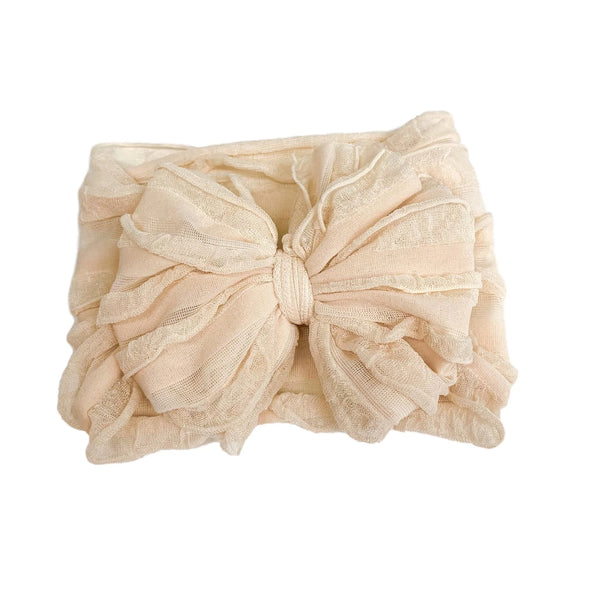 Sugar Cookie Ruffled Headband