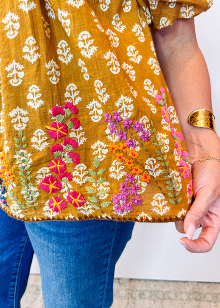 Marrisa Garden of Flowers Top