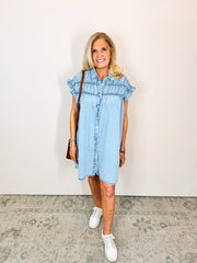 Effortless Essential Dress in Denim