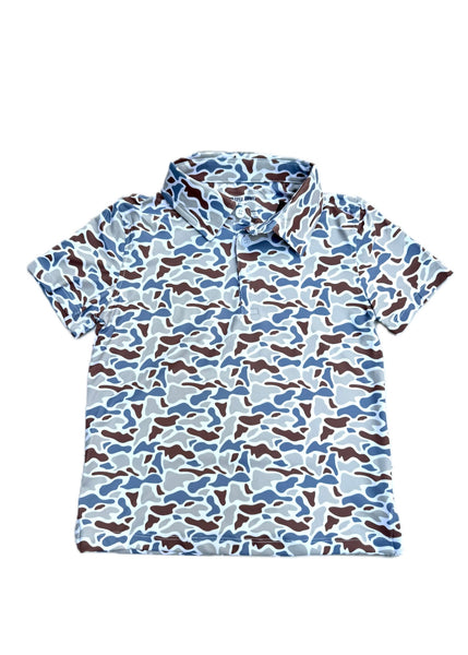 Woodland Camo Polo Shirt