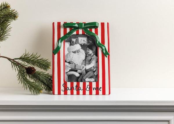 Ceramic Santa & Me 4x6 Frame