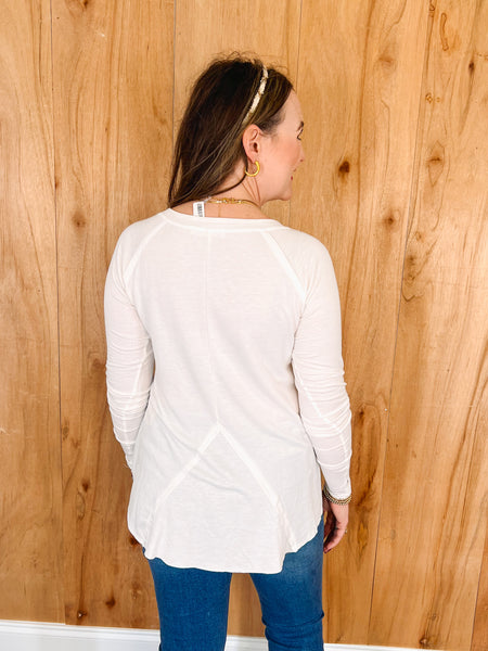 Payton Top in Ivory