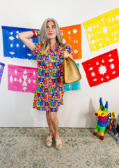 Lindsey Dress with Skulls