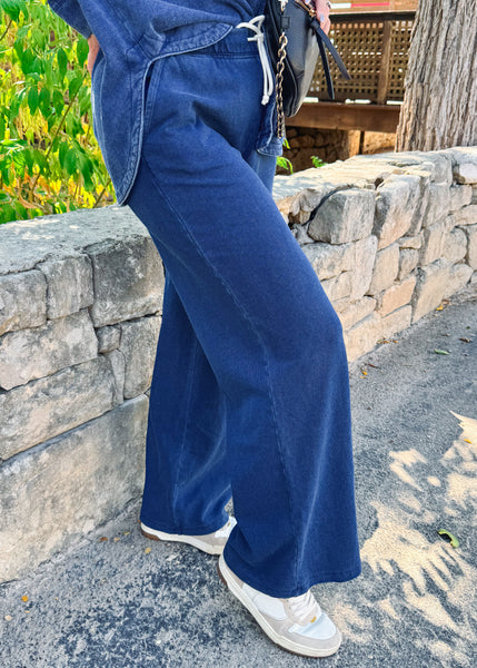 Hunter Knit Denim Pant Indigo