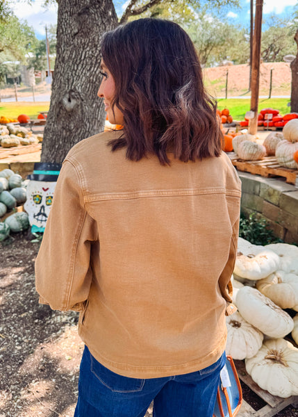 Barb Jacket in Caramel