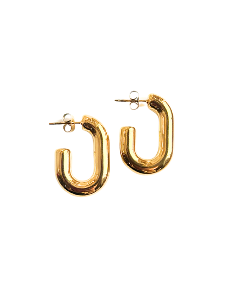 Gold Waterproof Earrings - Carter