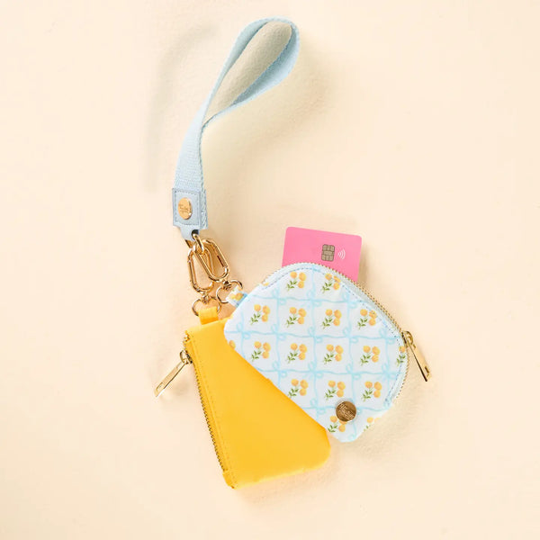 Dynamic Duo Pouch Wristlet-Marigold Lane Blue